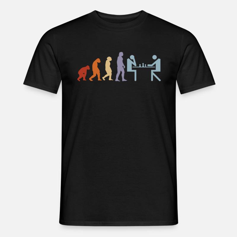 Chess board Chess game Chess pieces Chess game - Men’s T-shirt - black