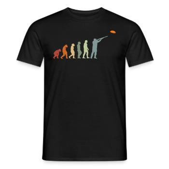 Wurfscheibenschießen Tontauben Scheiben - Männer T-Shirt - Schwarz - Vorne - AI Model Male 178 light (178cm)