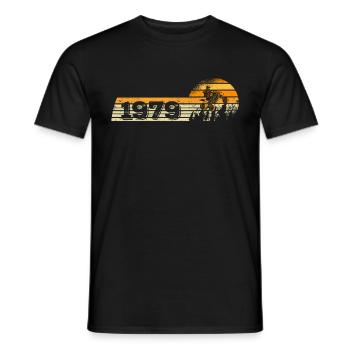 Quad-Biker né en 1979 Anniversaire 4x4 Quad-Bike - T-shirt homme - noir - Devant - AI Model Male 178 light (178cm)