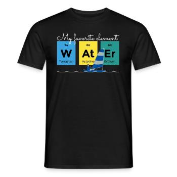 Voilier Marin Voilier Voilier Voilier Yacht - T-shirt homme - noir - Devant - AI Model Male 178 light (178cm)