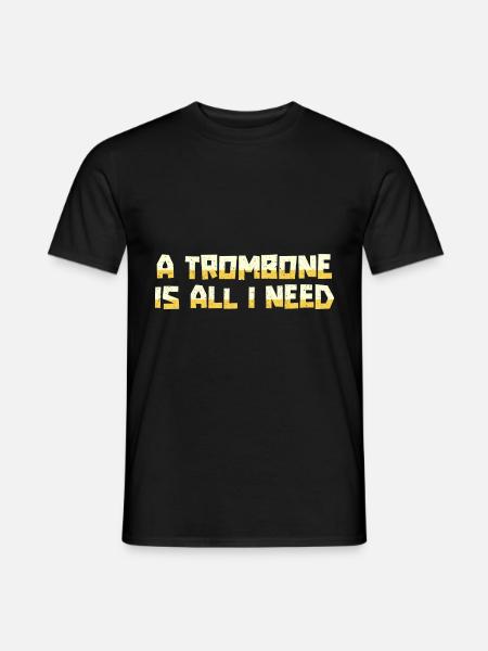 Trombone - T-shirt homme - noir