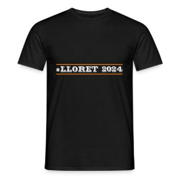 Lloret De Mar 2024 - Männer T-Shirt - Schwarz - Vorne - AI Model Male 178 light (178cm)
