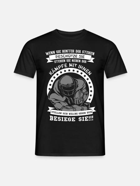American Football - Männer T-Shirt - Schwarz