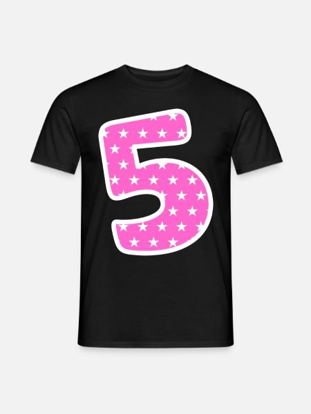 Numéro 5 - T-shirt homme - noir