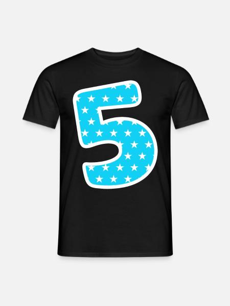 Numéro 5 - T-shirt homme - noir