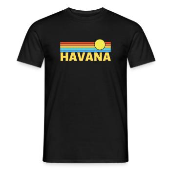 Havana Havane - T-shirt homme - noir - Devant - AI Model Male 178 light (178cm)