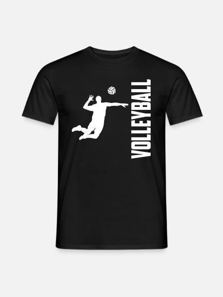 Volleybal volleybal sport - Heren T-shirt - zwart