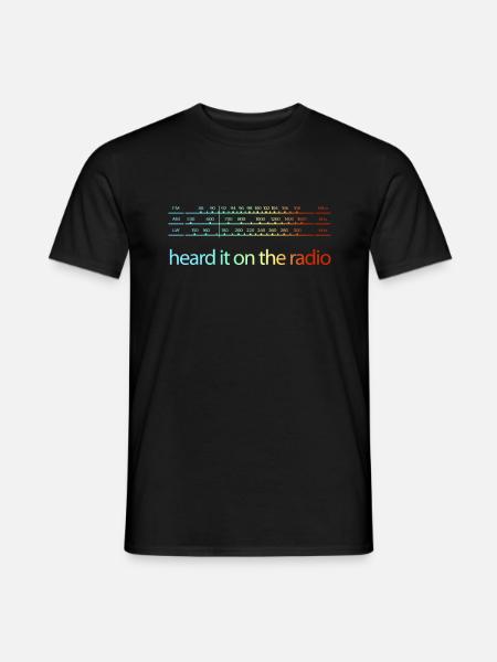Radio Hi-Fi Vintage Estéreo Audio Retro HiFi - Mænd T-shirt - sort