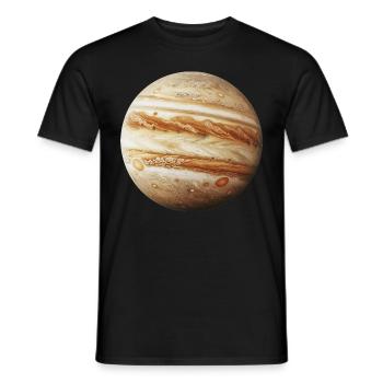Jupiter - Men's T-Shirt - black - Front - AI Model Male 178 light (178cm)