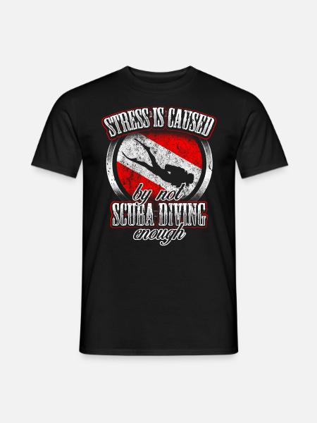 Plongeur sous-marin plongeur Sea Diver Flag - T-shirt homme - noir