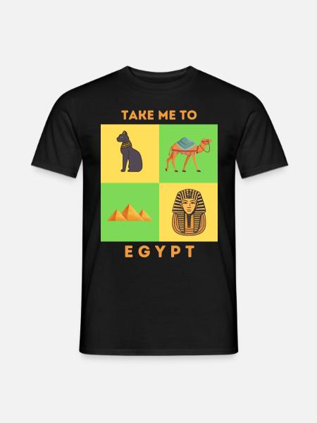TAKE ME TO EGYPT - Men's T-Shirt - black