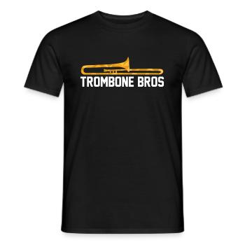 Trombone - T-shirt homme - noir - Devant - AI Model Male 178 light (178cm)