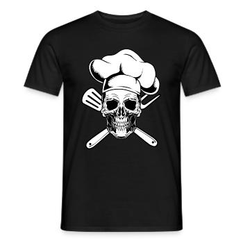 Grilling Grill Master BBQ Grill King - Men's T-Shirt - black - Front - AI Model Male 178 light (178cm)