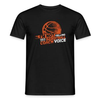 Basketball Basketballer - Men's T-Shirt - black - Front - AI Model Male 178 light (178cm)