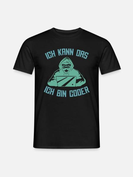 Programmierer Coder Software Entwickler - Männer T-Shirt - Schwarz
