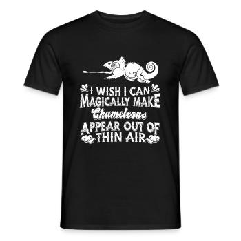 Chameleon Chamäleon - Männer T-Shirt - Schwarz - Vorne - AI Model Male 178 light (178cm)