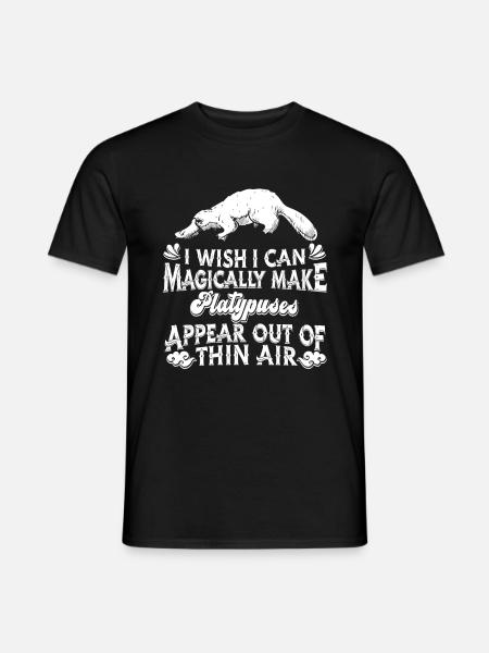 Schnabeltier Platypus - Men's T-Shirt - black