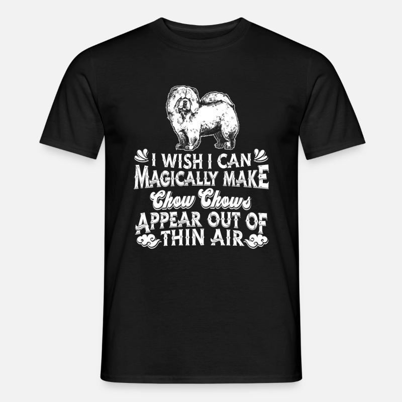 Chow Chow Hund - Männer T-Shirt - Schwarz