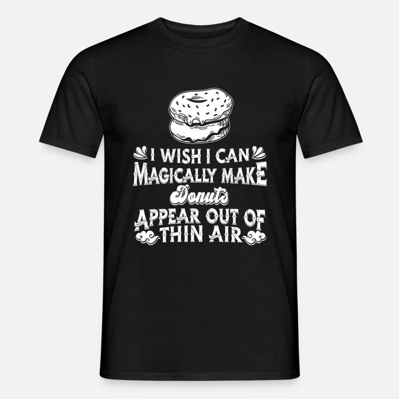 Donut Doughnut - Männer T-Shirt - Schwarz