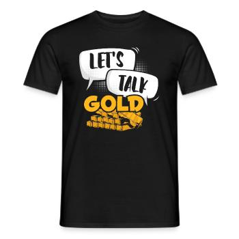 Mine d’or minière - T-shirt homme - noir - Devant - AI Model Male 178 light (178cm)