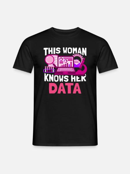 Big Data Science Engineer Scientist Analyst - Männer T-Shirt - Schwarz