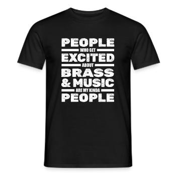 Sax Saxophon Saxofon Musiker Jazz - Männer T-Shirt - Schwarz - Vorne - AI Model Male 178 light (178cm)