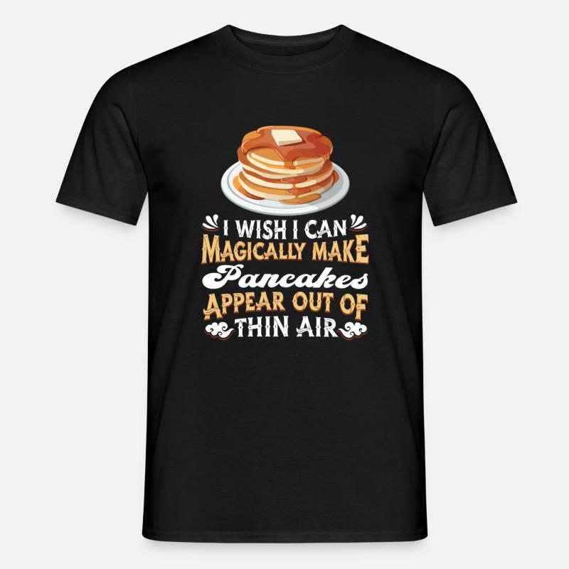 Pancakes Eierkuchen - Men’s T-shirt - black