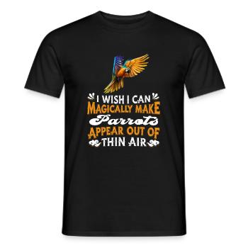 Perroquet - T-shirt homme - noir - Devant - AI Model Male 178 light (178cm)
