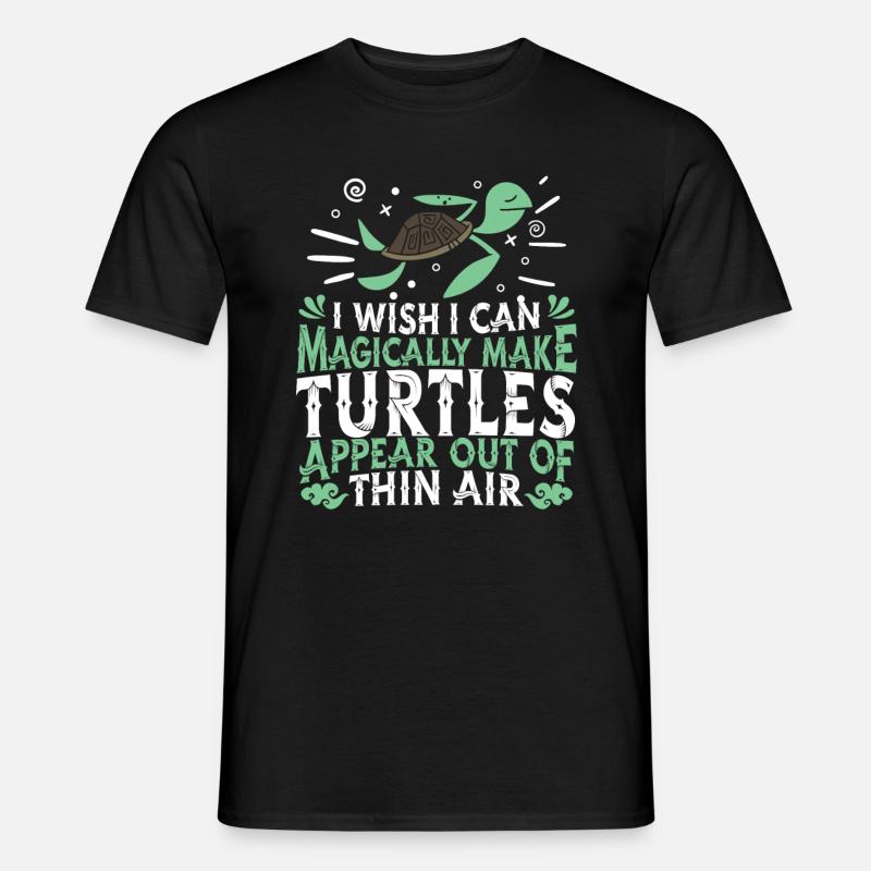 Turtle Sea Turtle - Men’s T-shirt - black
