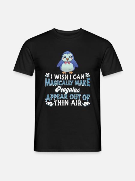 Pingouin - T-shirt homme - noir