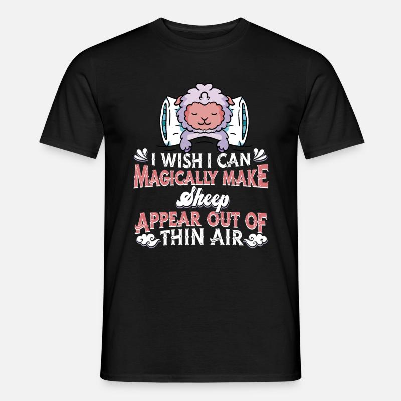 Schaf Schäfer - Männer T-Shirt - Schwarz