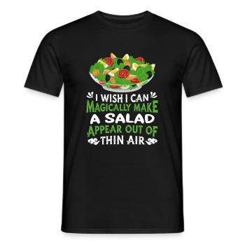 Salade - T-shirt homme - noir - Devant - AI Model Male 178 light (178cm)