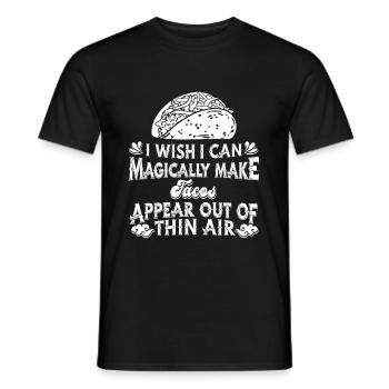 Tacos Foodie Mexique - T-shirt homme - noir - Devant - AI Model Male 178 light (178cm)