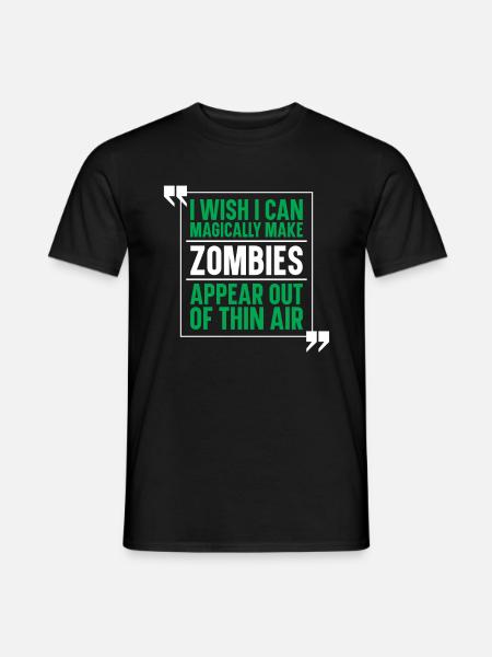 Zombie Monster Halloween - Men's T-Shirt - black