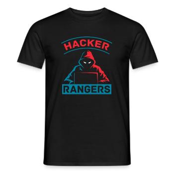 Programmer Coder Software Developer - Men's T-Shirt - black - Front - AI Model Male 178 light (178cm)