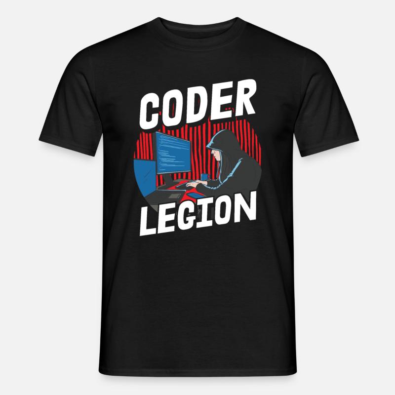 Programmer Coder Software Developer - Men's T-shirt - black