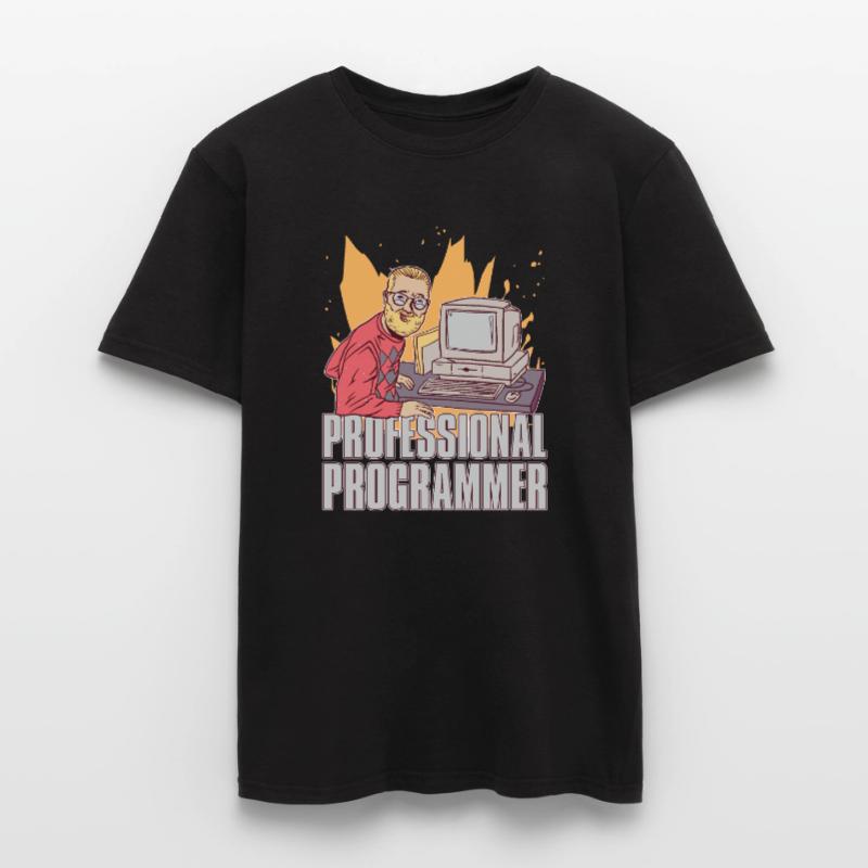 Programmeur Coder Développeur de logiciels T-shirt homme