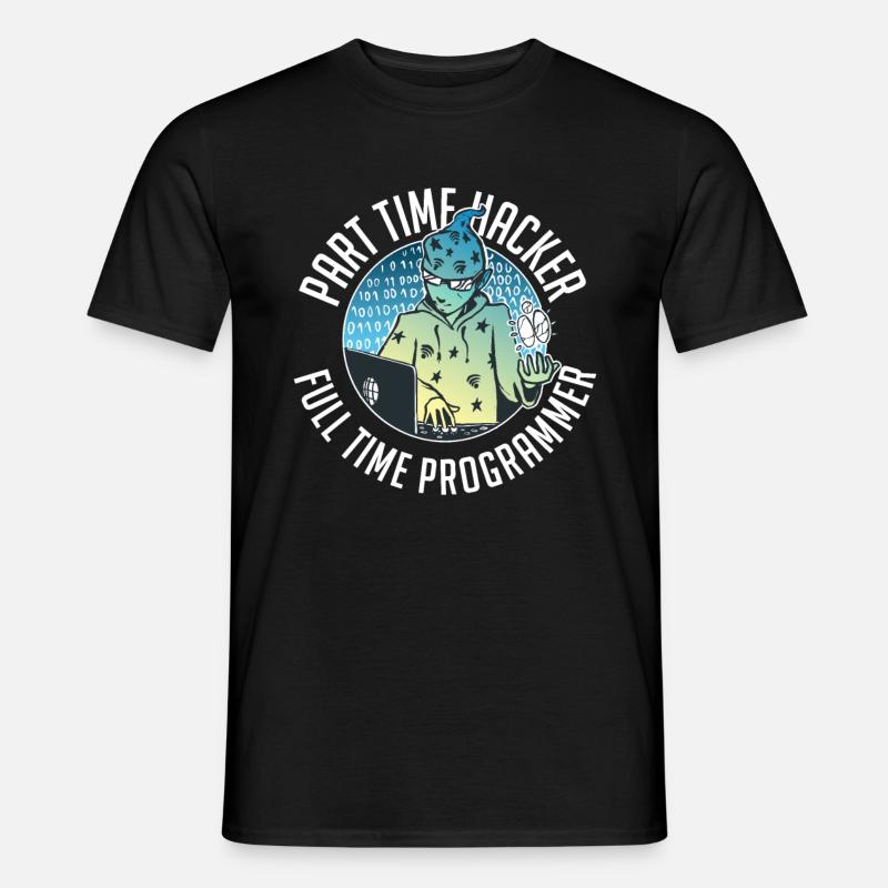Programmer Coder Software Developer - Men's T-shirt - black