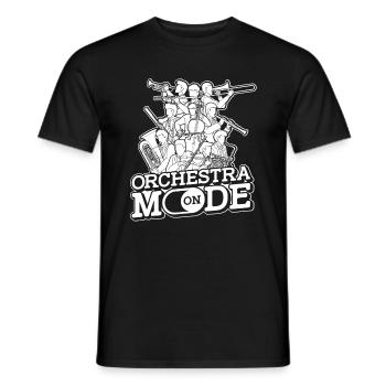 Orchestra Classical Concert Classical Music - Men's T-Shirt - black - Front - AI Model Male 178 light (178cm)
