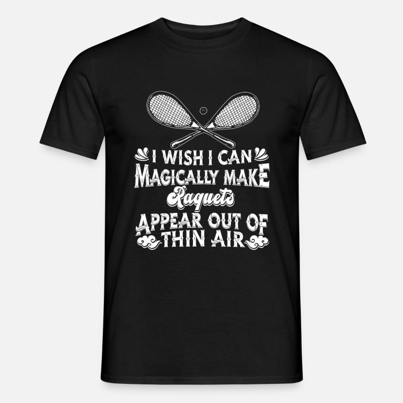 Squash - Männer T-Shirt - Schwarz