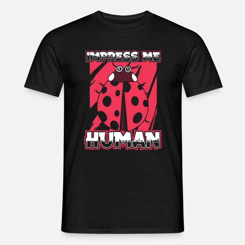 Ladybug Modschegiebchen Mariechenkäfer - T-shirt homme - noir