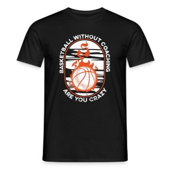 Basketballtrainer Basketball Trainer Coach - Männer T-Shirt - Schwarz - Vorne - AI Model Male 178 light (178cm)