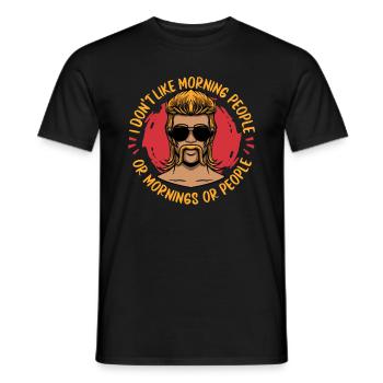 Mullet - Men's T-Shirt - black - Front - AI Model Male 178 light (178cm)