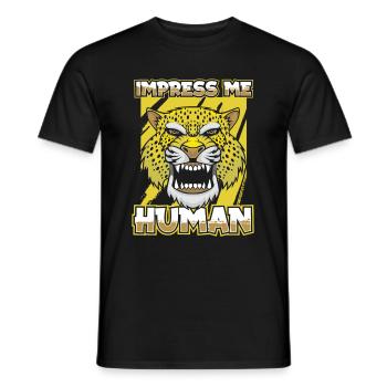 Jaguar - T-shirt homme - noir - Devant - AI Model Male 178 light (178cm)