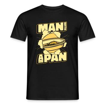 Mine d’or minière - T-shirt homme - noir - Devant - AI Model Male 178 light (178cm)