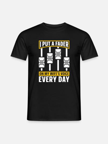 Tontechniker Sound Audio Engineer - Men's T-Shirt - black