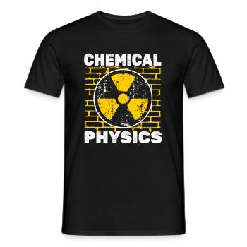 Physicien physicien - T-shirt homme - noir - Devant - AI Model Male 178 light (178cm)