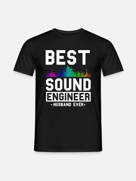 Tontechniker Sound Audio Engineer - Men's T-Shirt - black