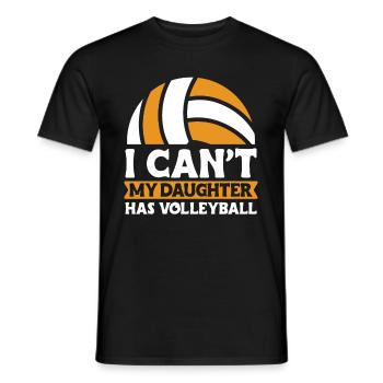 Volleyball Beach Volleyball - Men's T-Shirt - black - Front - AI Model Male 178 light (178cm)