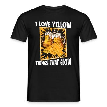 Mine d’or minière - T-shirt homme - noir - Devant - AI Model Male 178 light (178cm)